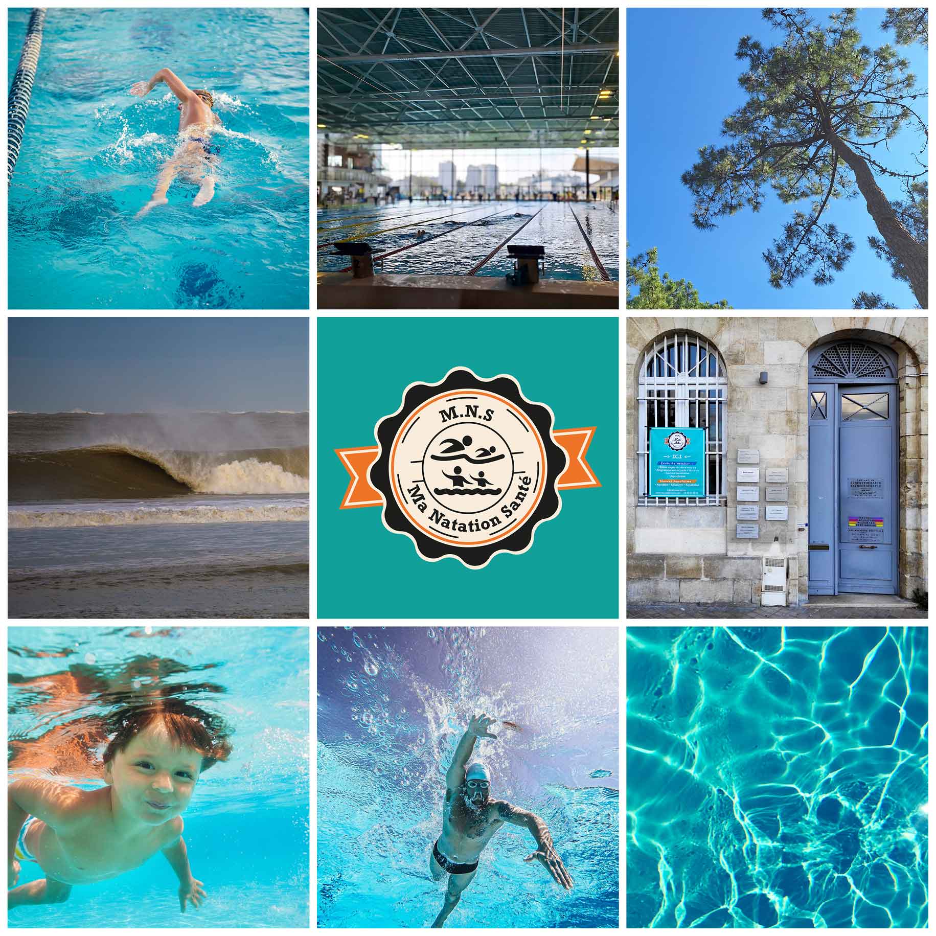 École de natation et de l'océan
